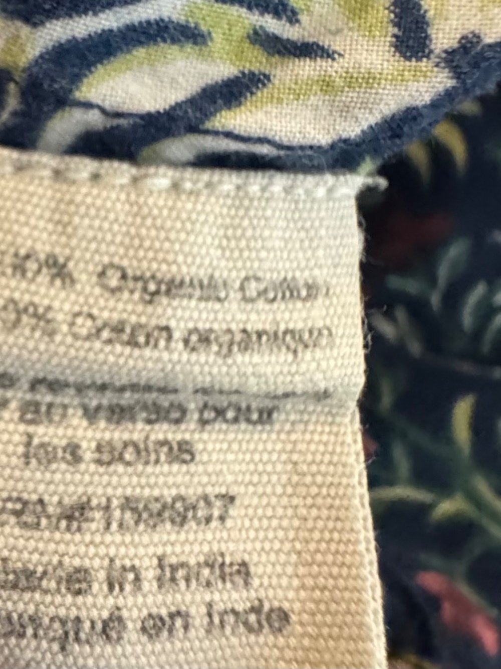 Pants only - Printfresh Unicorn’s Garden Pajama 3X Navy Floral Organic Cotton - Picture 10 of 10